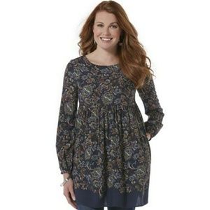 🎁 5 for 20 🎁 Boho Peasant Shirt Paisley Dress